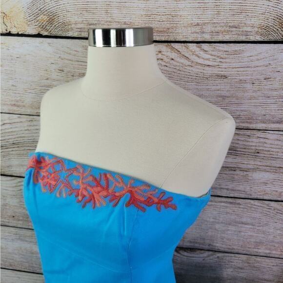 Lilly Pulitzer Blue and Pink Mini Dress - Picture 2 of 8